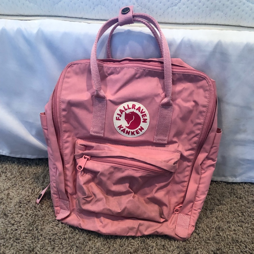 Fjallraven pink backpack